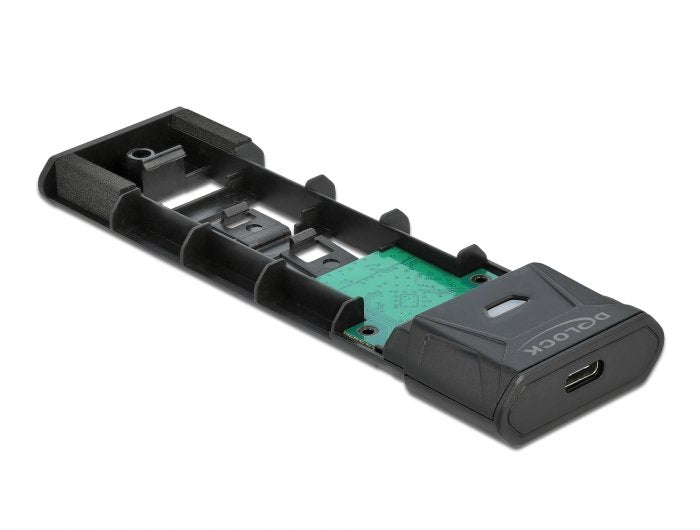 EAN 4043619426386 - DeLOCK 42638 caja para disco duro externo Caja externa para unidad de estado sólido (SSD) Negro, Gris imagen 3