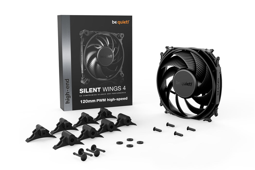 EAN 4260052188866 - be quiet! SILENT WINGS 4 | 120mm PWM high-speed Carcasa del ordenador Ventilador 12 cm Negro 1 pieza(s) imagen 4