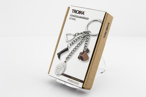 EAN 4024023118616 - TROIKA KR13-17/CH llavero y llavero tipo cartera Anilla de llavero Negro, Marrón, Plata imagen 7