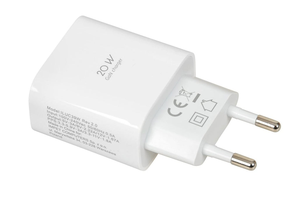EAN 5903968681036 - iBox ILUC39W cargador de dispositivo móvil Universal Blanco Corriente alterna Carga rápida Interior imagen 4