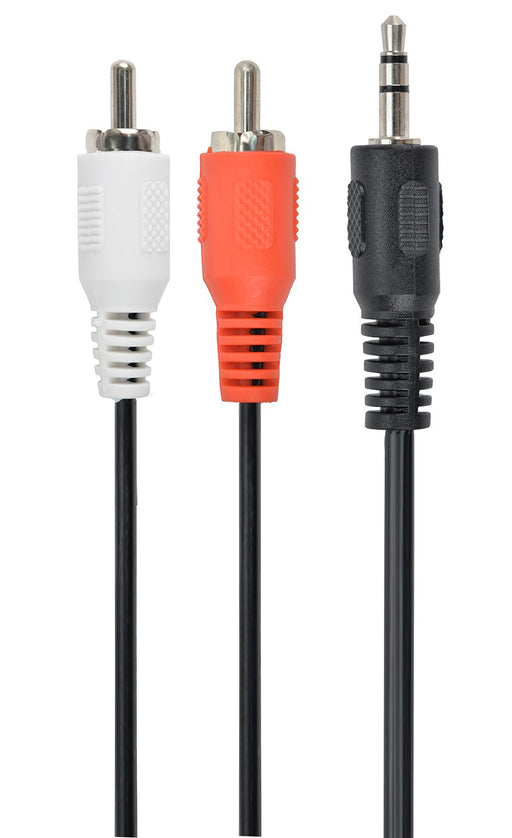 EAN 8716309024860 - Gembird 2.5m, 3.5mm/2xRCA, M/M cable de audio 2,5 m 3,5mm Negro, Rojo, Blanco imagen 1