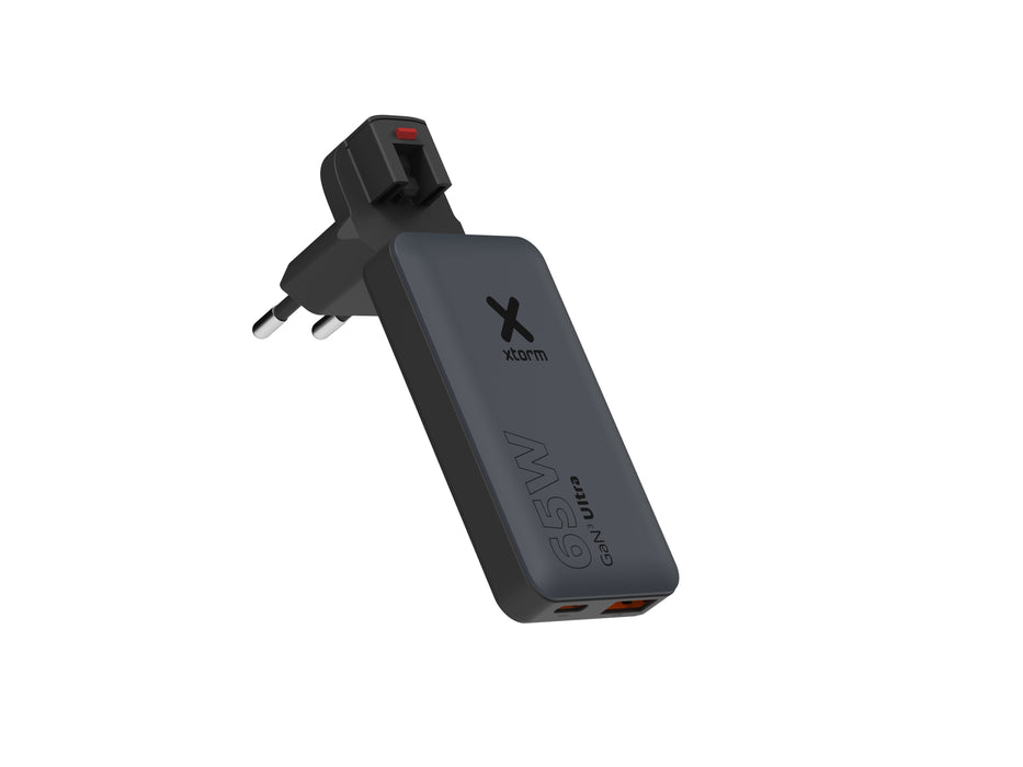 EAN 8720195102038 - Xtorm 65W GaN3 Ultra Fast Travel Charger + Cable + Essentials Bag - (EU/US/UK Plug) - XA031 imagen 7