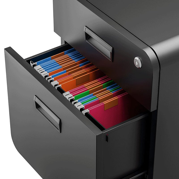 EAN 4052792075991 - LogiLink EO0080 cajonera para oficina Negro Acero, Plástico imagen 7