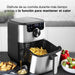 EAN 8713016091123 - Princess 182037 Sencillo 4,5 L Independiente 1500 W Freidora de aire caliente Plata imagen 31