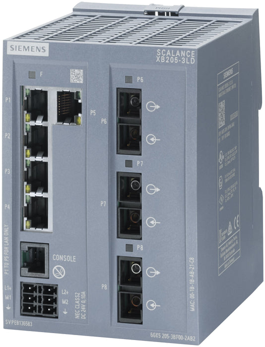 EAN 4047622178355 - Siemens 6GK5205-3BF00-2AB2 switch Gestionado imagen 1