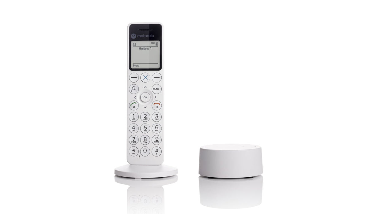 EAN 5055374717905 - Motorola DOT411 Teléfono DECT Identificador de llamadas Blanco imagen 1