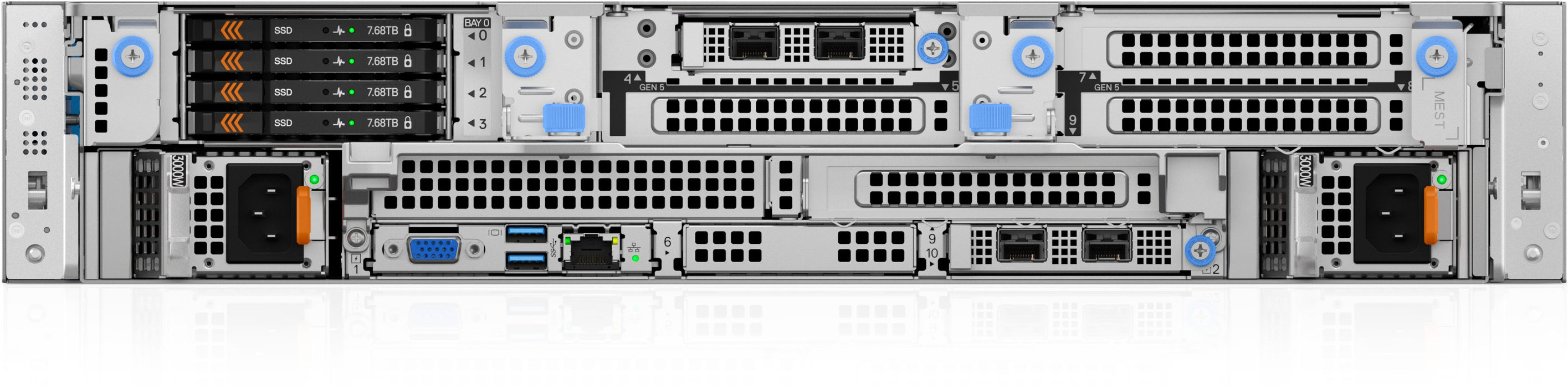 EAN 5397184980521 - DELL R570 servidor 960 GB Bastidor (2U) Intel Xeon 6 6507P 3,5 GHz 32 GB DDR5-SDRAM 1100 W imagen 4