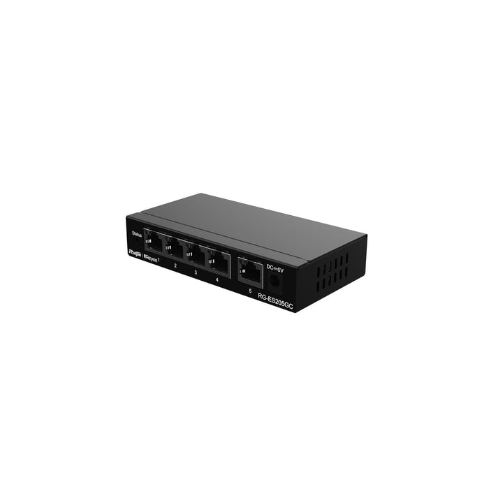 EAN 6971693271852 - Ruijie Networks RG-ES205GC switch Gestionado L2 Gigabit Ethernet (10/100/1000) Negro imagen 7