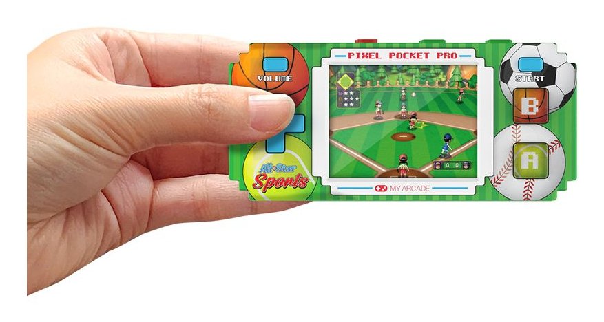 EAN 845620039449 - My Arcade Pixel Pocket Pro All-Star Sports videoconsola portátil 5,08 cm (2") Verde imagen 3