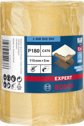 EAN 4059952542386 - Bosch Expert C470 Rollo abrasivo Grano fino P180 1 pieza(s) imagen 2