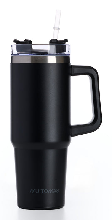 EAN 8021735219200 - Muitomas TRAVELMUG900BK taza de viaje 900 ml Negro Acero inoxidable imagen 3