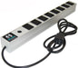 EAN 4026908002034 - ONLINE USV-Systeme IEC10A8IEC10A-RACK limitador de tensión Gris 8 salidas AC 2 m imagen 1