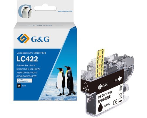 EAN 6941881232576 - G&G 20580 cartucho de tinta 1 pieza(s) Compatible Negro imagen 1