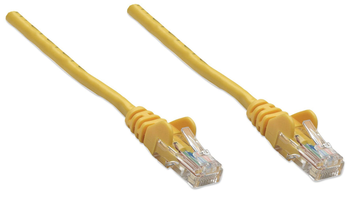 EAN 766623318969 - Intellinet RJ-45, M/M, 1m cable de red Amarillo Cat5e U/UTP (UTP) imagen 2
