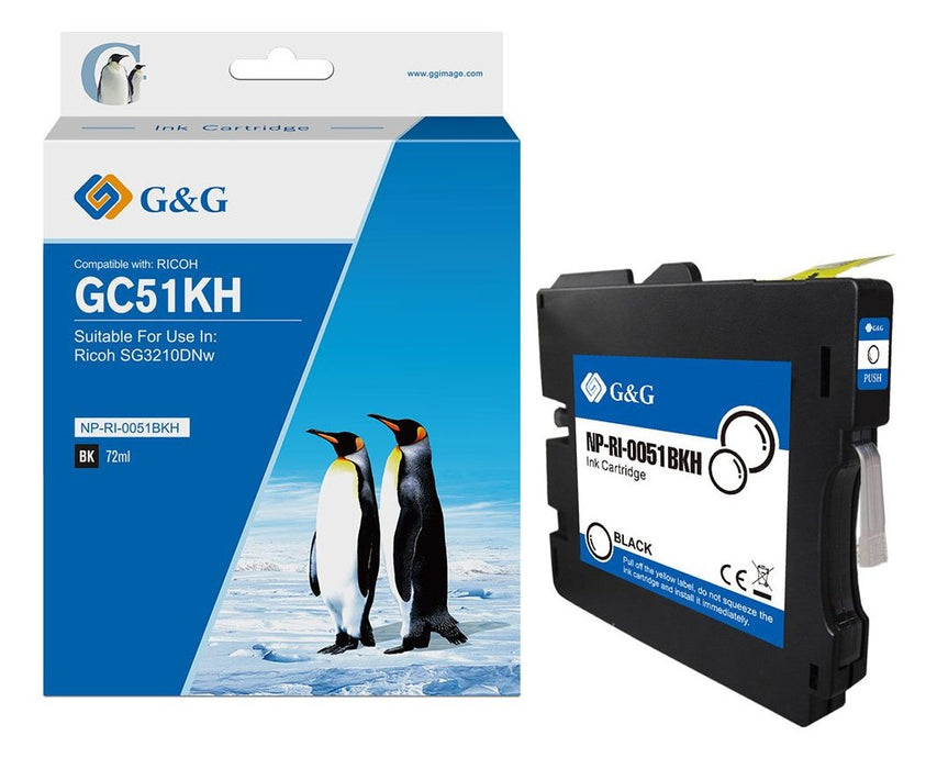 EAN 6941784787302 - G&G 19656 cartucho de tinta 1 pieza(s) Compatible Negro imagen 1
