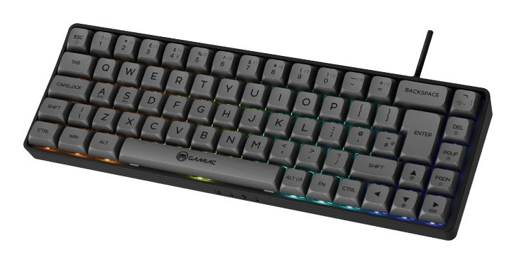 EAN 4251442510213 - GAMIAC TKL69G teclado Juego USB QWERTY Inglés Negro imagen 1