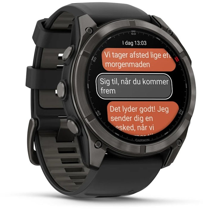 EAN 753759350970 - Garmin fēnix 8 Pro 3,56 cm (1.4") AMOLED 51 mm Digital 454 x 454 Pixeles Pantalla táctil Negro, Gris, Tita imagen 3