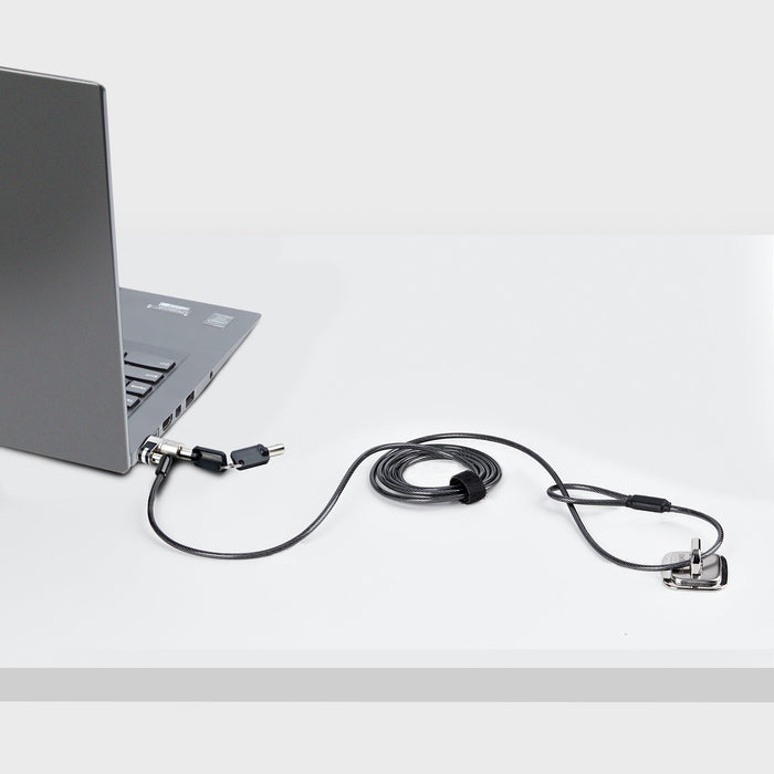 EAN 0065030899390 - StarTech.com NANOK-LAPTOP-LOCK cable antirrobo Negro, Plata 2 m imagen 8