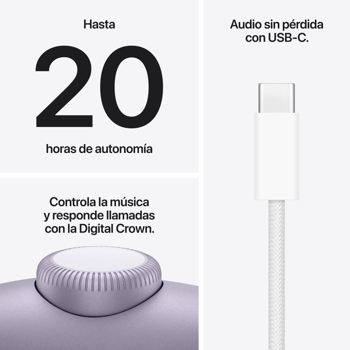 EAN 195951039657 - Apple AirPods Max 2 Auriculares Inalámbrico Diadema Llamadas/Música USB Tipo C Bluetooth imagen 8
