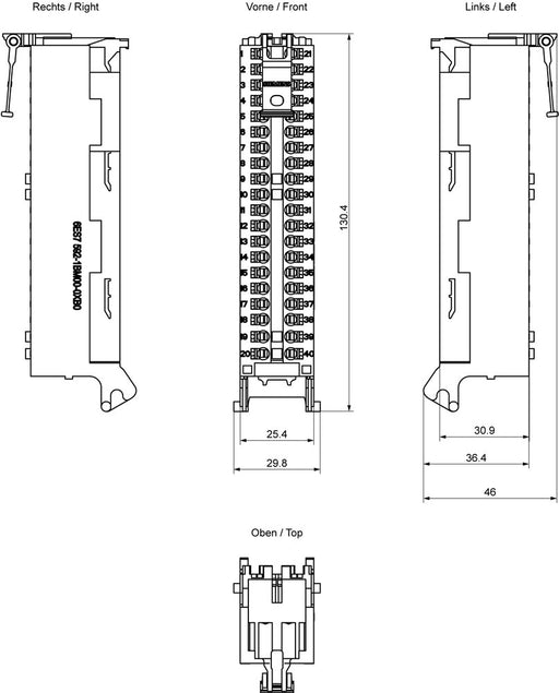 EAN 4025515080992 - Siemens 6ES7592-1BM00-0XB0 6ES75921BM000XB0 SPS-Stecker imagen 2