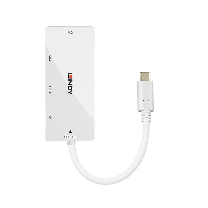 EAN 4002888432795 - Lindy 43279 base para portátil y replicador de puertos USB 3.2 Gen 1 (3.1 Gen 1) Type-C Blanco imagen 2