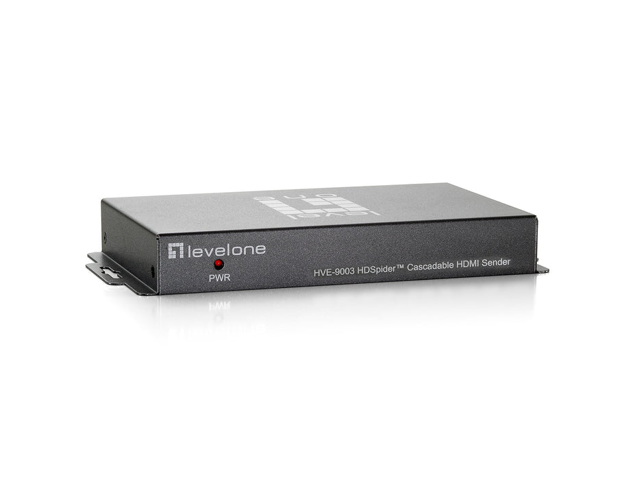 EAN 4015867145371 - LevelOne HVE-9003 extensor audio/video Transmisor de señales AV Gris imagen 1