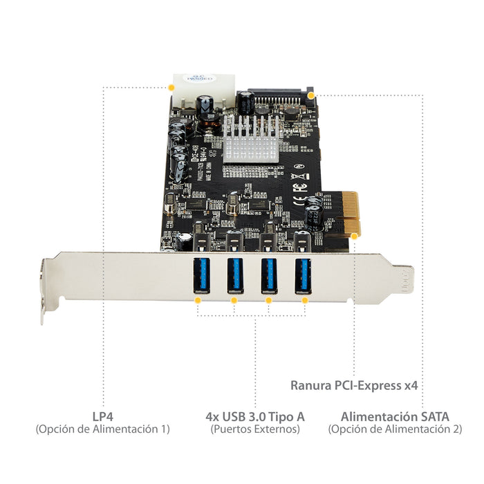 EAN 0065030854627 - StarTech.com PEXUSB3S44V tarjeta y adaptador de interfaz Interno USB 3.2 Gen 1 (3.1 Gen 1) imagen 12