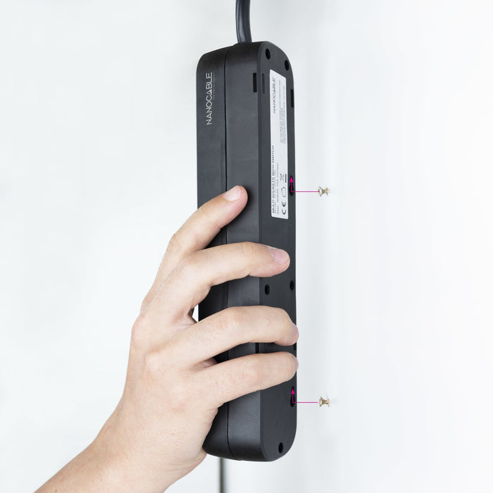 EAN 8433281010178 - Nanocable 10.37.0004-BK base múltiple 1,4 m 4 salidas AC Interior Negro imagen 4