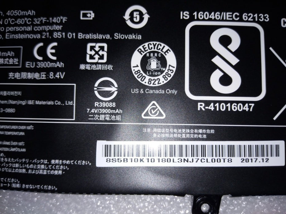 EAN 5706998259844 - Lenovo 5B10K10180 refacción para laptop Batería imagen 3