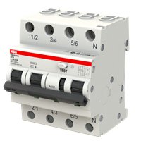 EAN 8012542077923 - ABB DS203NC corta circuito Residual-current device with overcurrent protection (RCBO) Tipo A 4 1 módulo(s imagen 2