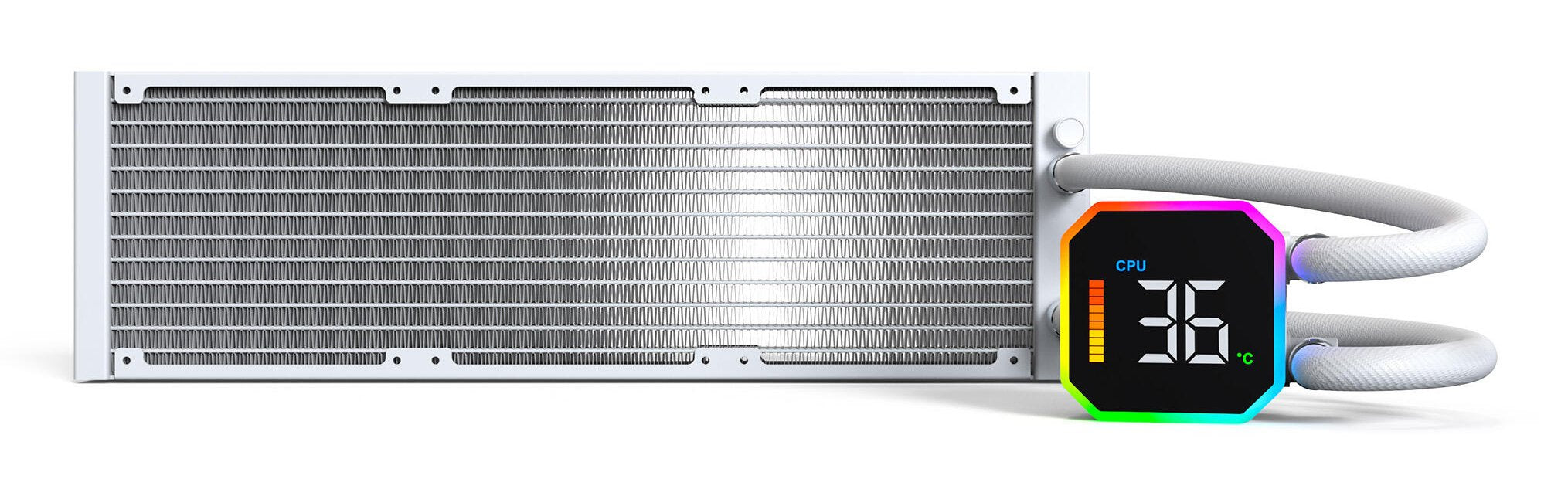 EAN 4710562746716 - Montech HyperFlow Digital 360 Procesador Sistema de refrigeración líquida todo en uno 12 cm Blanco 1 piez imagen 4