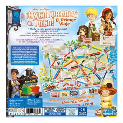 EAN 0824968208274 - Asmodee DW720827 juego de tablero ¡Aventureros al Tren! El Primer Viaje Juego de mesa Viaje/aventura imagen 2