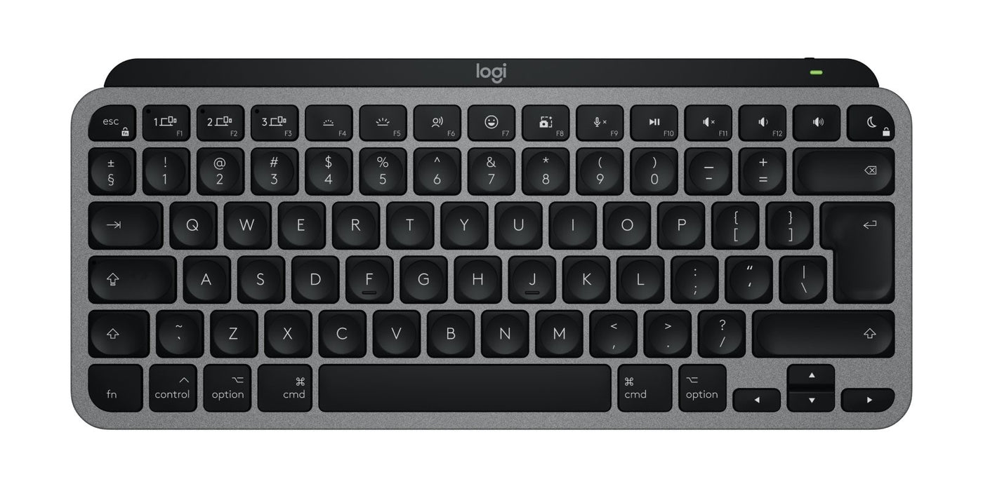 EAN 5099206122024 - Logitech Master MX Keys Mini For Mac teclado Hogar / Oficina Bluetooth QWERTY Internacional de EE.UU. Neg imagen 1