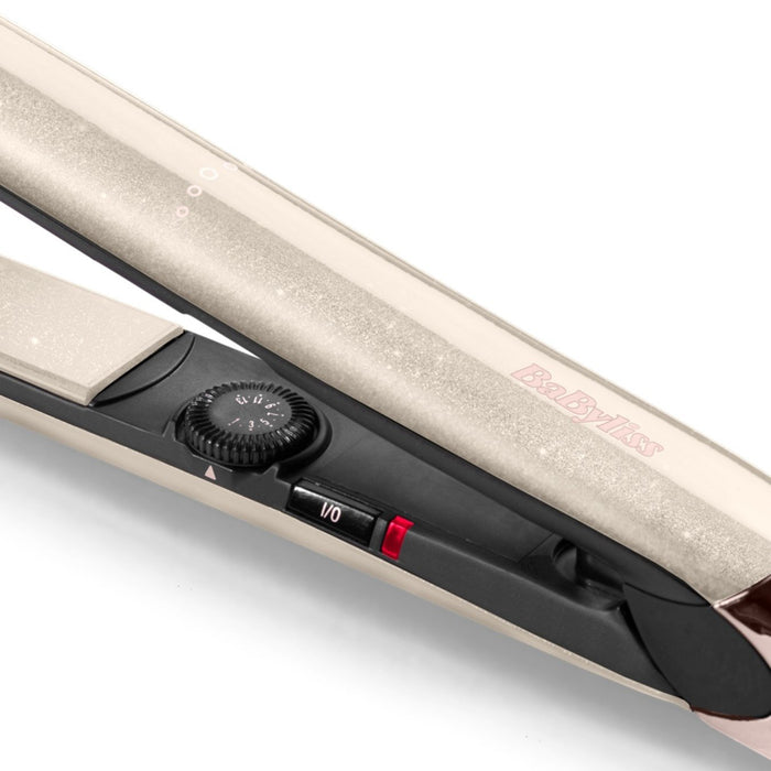 EAN 3030050197310 - BaByliss ST914PE Utensilio de peinado Plancha de pelo Caliente Beige, Cobre imagen 4