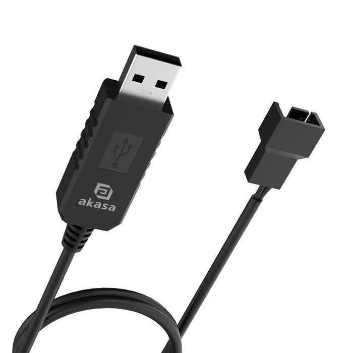 EAN 4710679552699 - Akasa AK-CBFA10-60BK cambiador de género para cable 3-pin or 4-pin USB Type-A Negro imagen 2