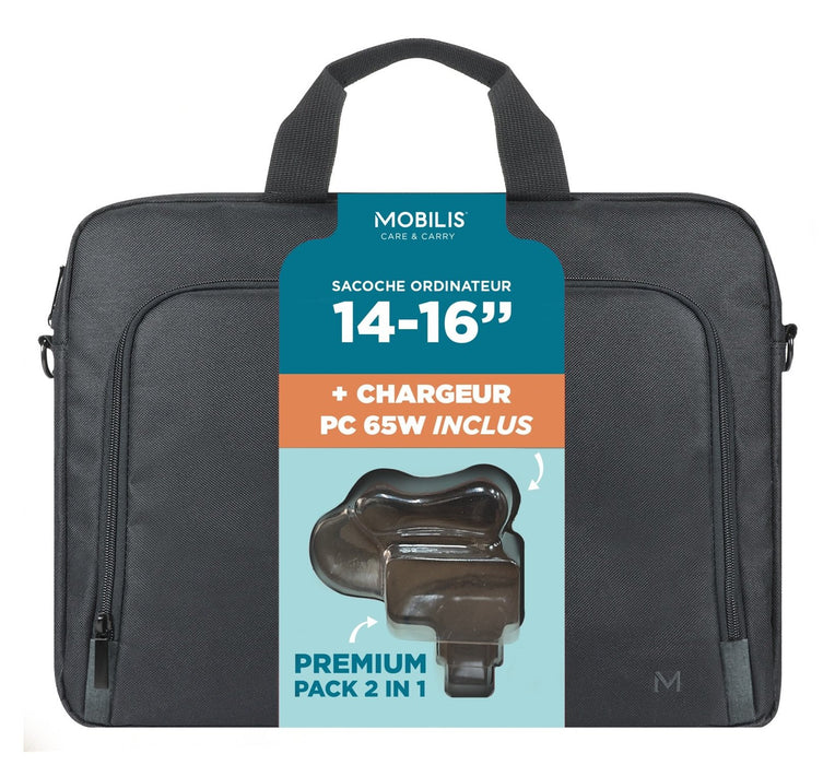 EAN 3700992538471 - Mobilis 003089 maletines para portátil 40,6 cm (16") Maletín Toploader Negro imagen 1