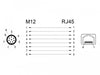 EAN 4043619663156 - DeLOCK 66315 cambiador de género para cable M12 RJ45 Negro imagen 3