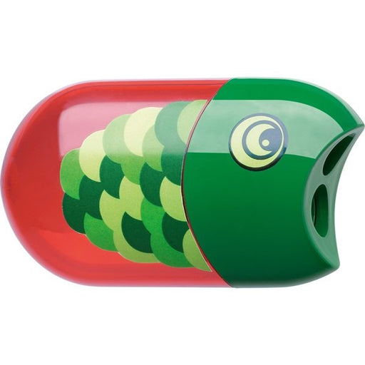 EAN 6933256628602 - Faber-Castell 183525 sacapuntas Sacapuntas manual Verde, Rojo imagen 1