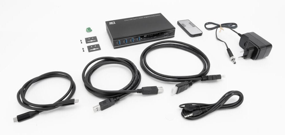 EAN 8716065589818 - ACT AC7922 interruptor KVM Negro imagen 3