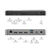 EAN 9350784023827 - ALOGIC DX3 Alámbrico USB 3.2 Gen 1 (3.1 Gen 1) Type-C Negro, Gris imagen 8