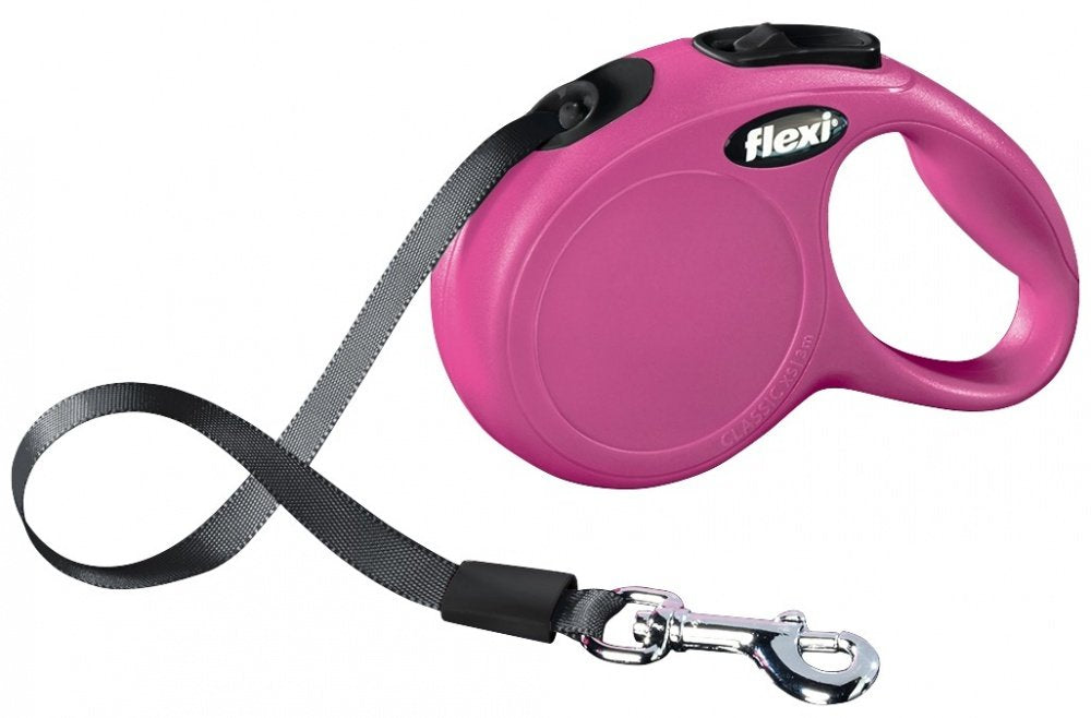 EAN 4000498023136 - Flexi New CLASSIC 3 m Rosa Perro Correa retráctil imagen 1