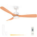 EAN 8426156019512 - Grunkel SKYSTYLE52 ventilador Madera, Blanco imagen 1