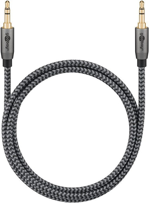 EAN 4040849652721 - Goobay 65272 cable de audio 0,5 m 3,5mm TRS Negro, Plata imagen 3