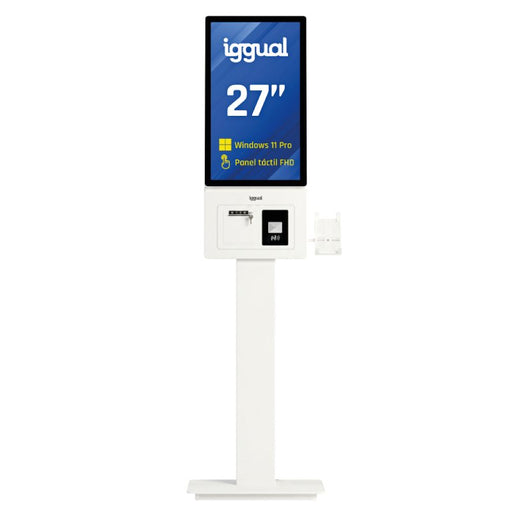 EAN 8435364319932 - iggual ORCHID KI-27 Diseño de quiosco 68,6 cm (27") LED Wifi 250 cd / m² Full HD Blanco Pantalla táctil P imagen 2