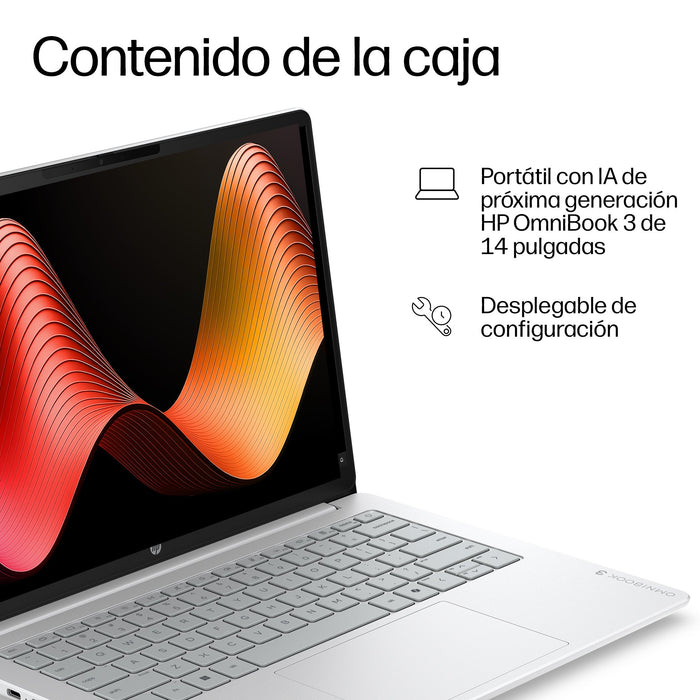 EAN 821844595763 - HP OmniBook 3 Laptop Next Gen AI 14-hz0005nsx Copilot+ PC Snapdragon X1-26-100 Portátil 35,6 cm (14") 2K 1 imagen 4