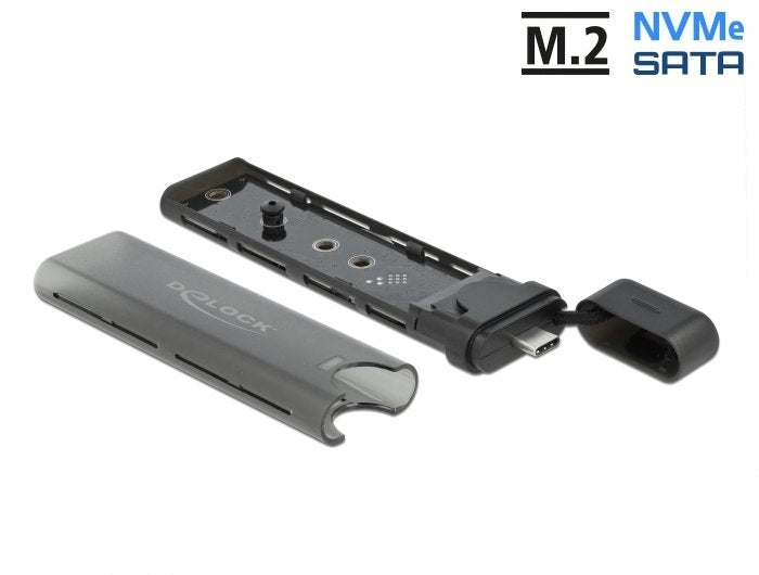 EAN 4043619426355 - DeLOCK 42635 caja para disco duro externo Caja externa para unidad de estado sólido (SSD) Negro imagen 5