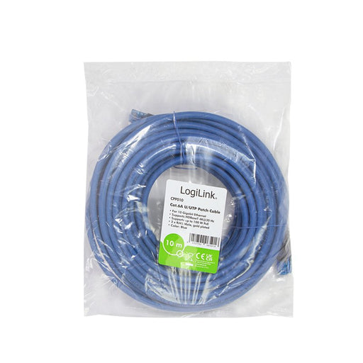 EAN 4052792065916 - LogiLink CPP010 cable de red Azul 10 m Cat6a U/UTP (UTP) imagen 2