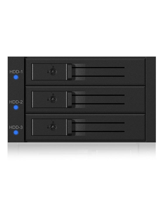 EAN 4250078173533 - ICY BOX IB-573SSK-12G 8,89 cm (3.5") Placa de bus común o backplane Negro imagen 3