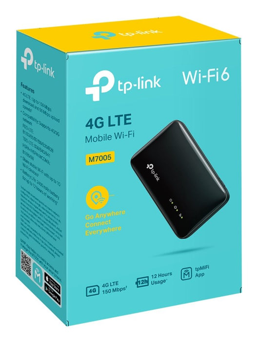 EAN 1210002605854 - TP-Link M7005 router inalámbrico Banda única (2,4 GHz) 4G Negro imagen 5