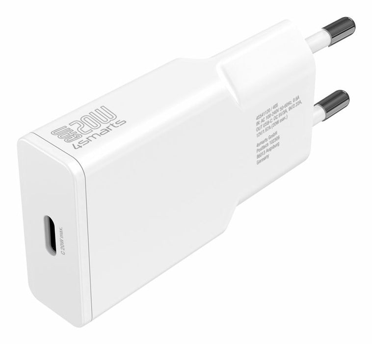 EAN 4252011909032 - 4smarts PDPlug Slim Smartphone, Tableta Blanco Corriente alterna Carga rápida Interior imagen 2